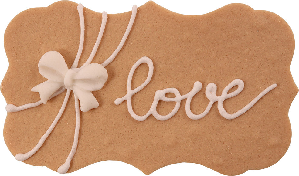 Fondant Schild LOVE