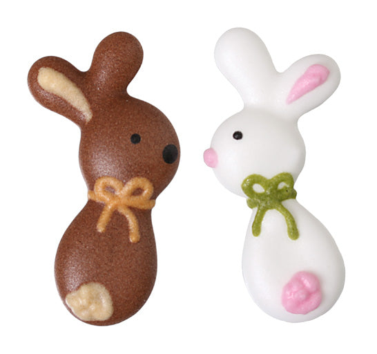 Bunny di Pasqua Bianco e Brown