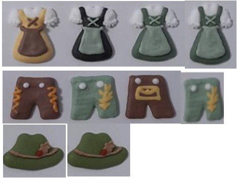 Dirndl/Lederhosen/Hut Set