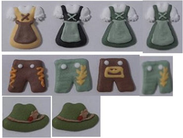 Dirndl/Lederhosen/Hut Set