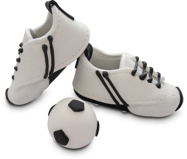 Set di calcio bianco-nero