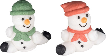 Snowman green / red