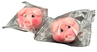 Marzipan pigs in flow pack