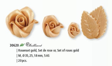 Gloss roses gold set