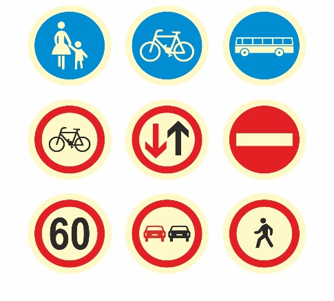 Traffic sign chocolate