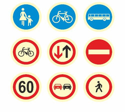 Traffic sign chocolate