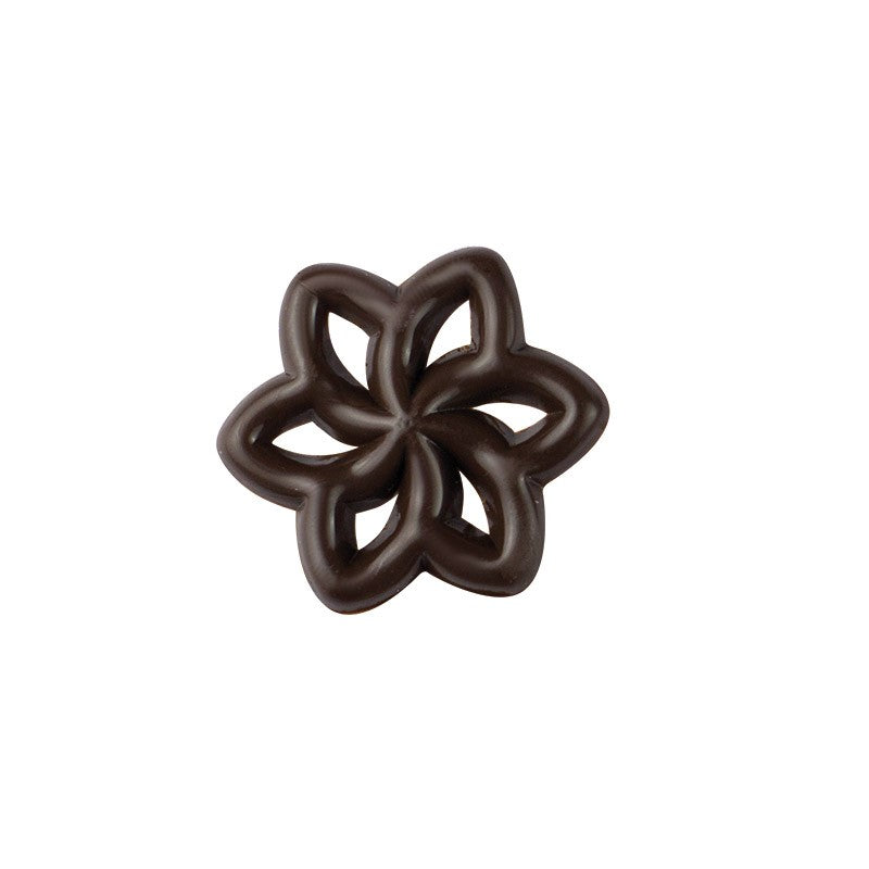 Chocolate filigree flower