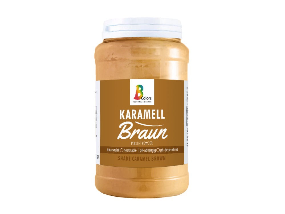 Pulver Dose Karamell Braun 750g