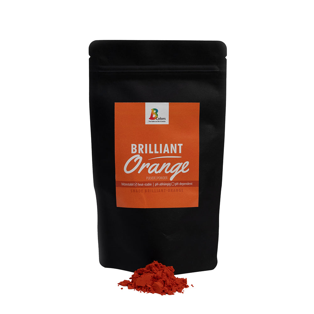 Pulver Zip Beutel Brilliant Orange 120g